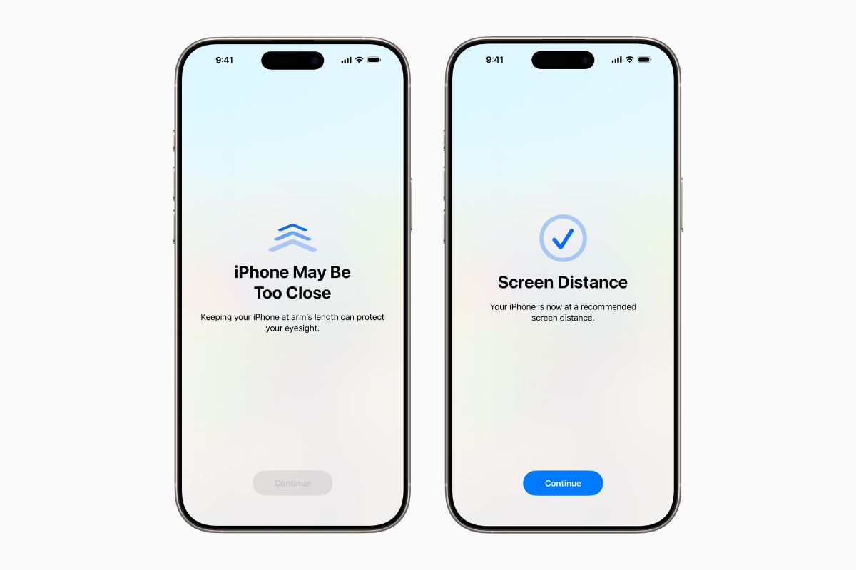 iPhone で画面の距離を使用して目の疲れを軽減する方法