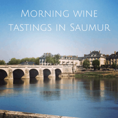 Morning drinking in Saumur