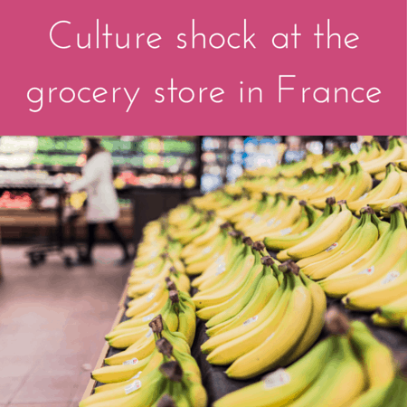 Culture shock at the grocery store in