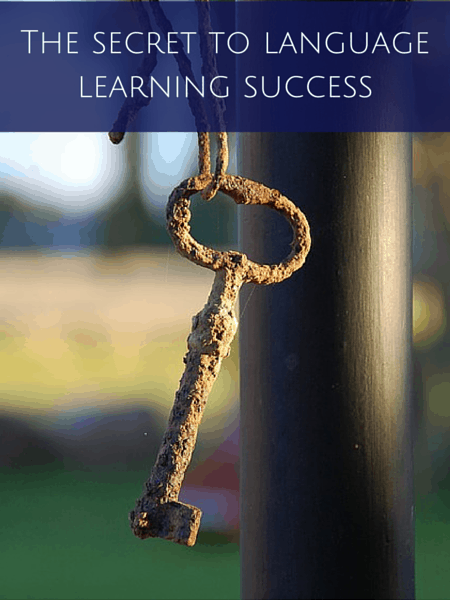 The secret to language learning success