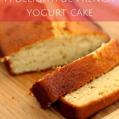 A delightful French yogurt cake