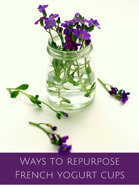 Ways to use those French glass yogurt jars
