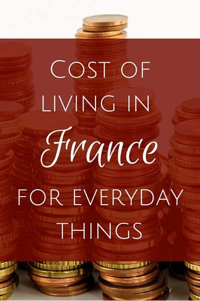 Cost of living in France