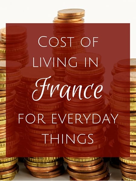 Cost of living in France