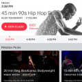 peloton app review fitness class