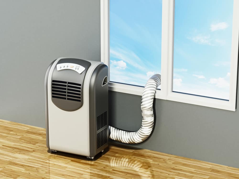 france air conditioner hose out window