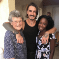 french grandma meets a black person
