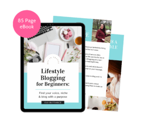 mockups ebook lifestyle blogging beginners