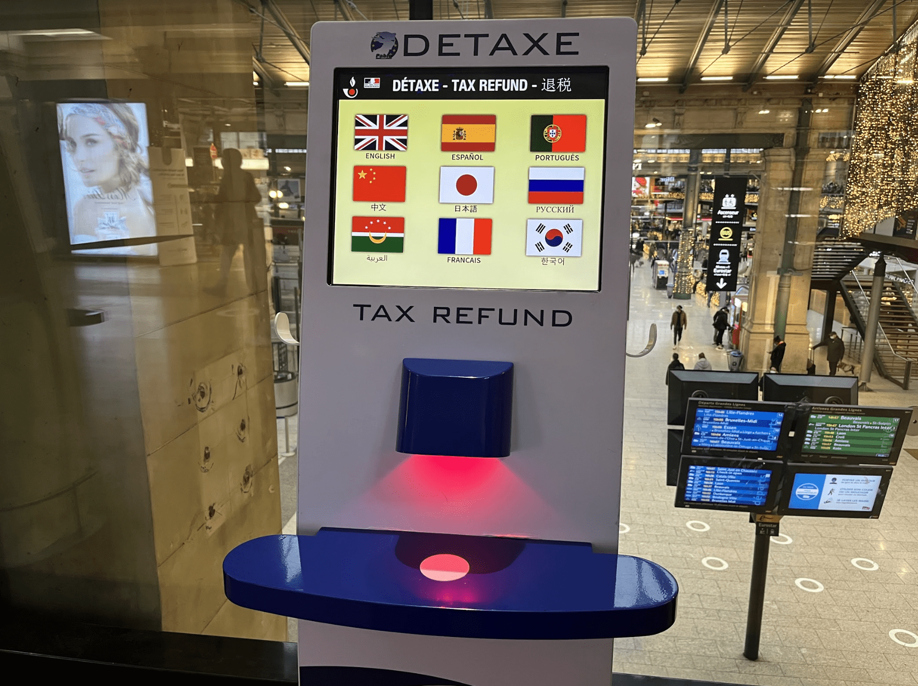 tax refund kiosk paris cdg