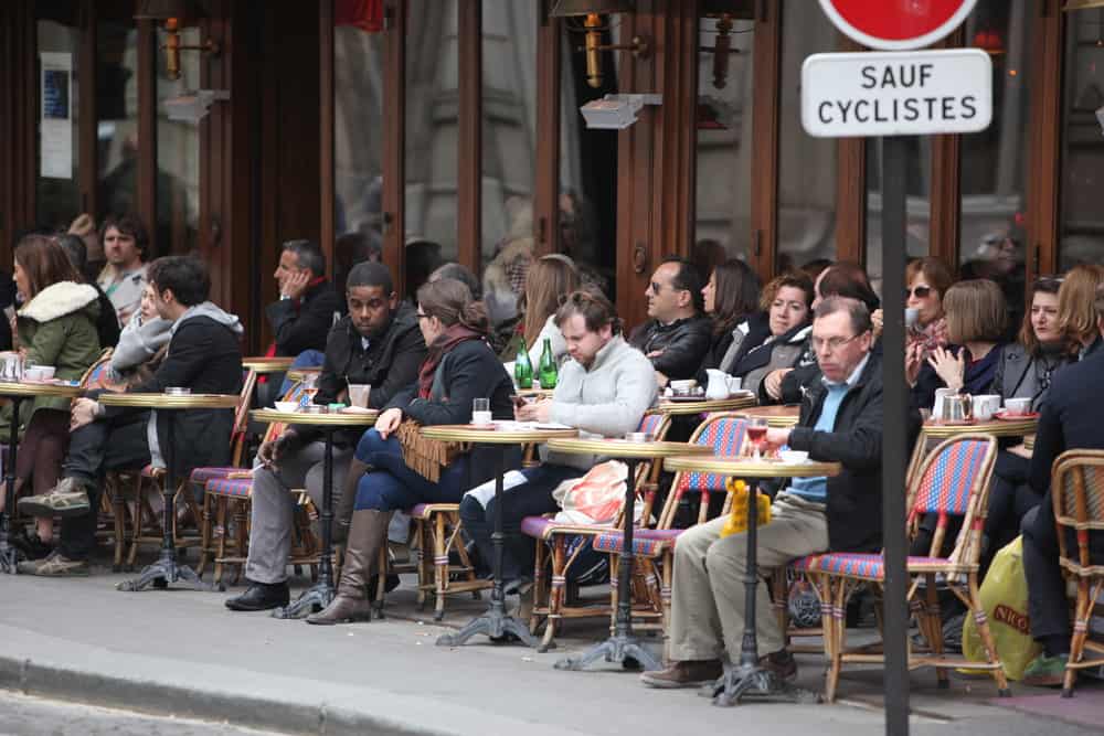 paris cafe not all french people are the same