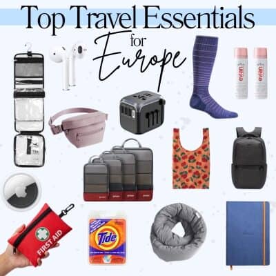 The ultimate list of travel essentials for Europe: Don’t leave home without these!